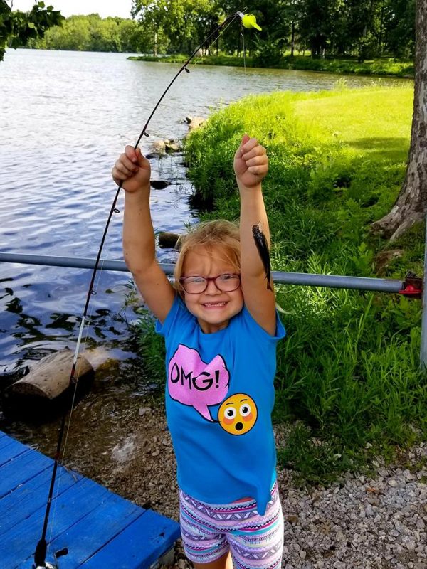 Fishing at Kiwanis 8 Christian County YMCA